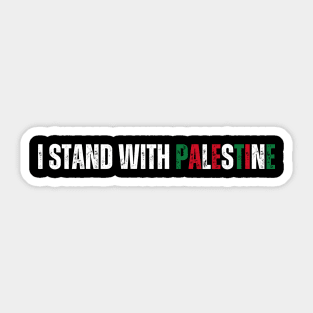 I STAND WITH PALESTINE Sticker